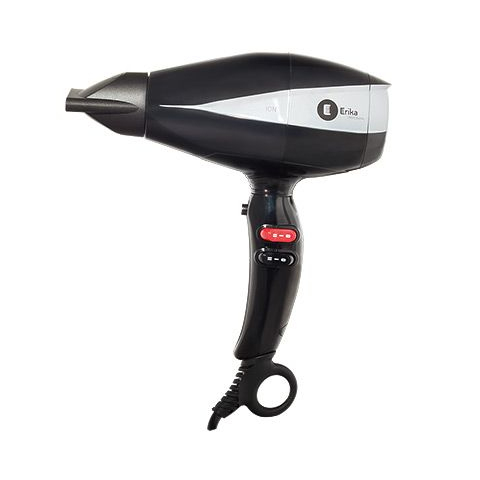 Erika HDR 011 ФЕН 2000Вт, поток 16 м/с., 2 насадки.