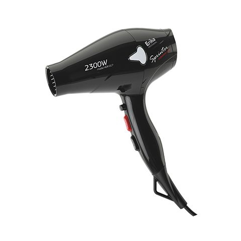 ERIKA HDR 017 B Фен 2300Вт, поток воздуха 18 м/с, 1 насадка.