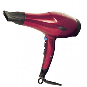 Erika HDR 008 ФЕН (красный) 2200Вт, поток 19 м/с., 2 насадки.