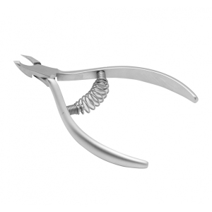 Y SK 015-4 Маникюрные кусачки для кутикулы с пружиной, 4 мм (кобальт)