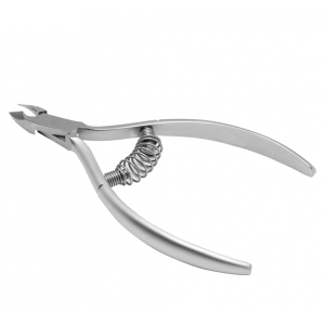 Y SK 017-4 Маникюрные кусачки для кутикулы (кобальт) с пружиной, кромка 4 мм