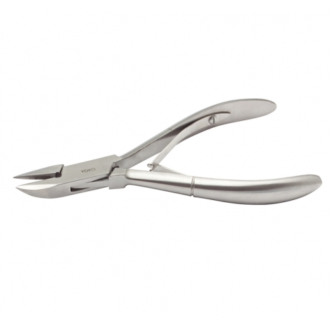 Y SK 018 Кусачки для педикюра матовые (двойная пружина), 17 мм