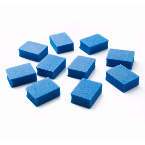 Y SBF 040 B Мини-бафы 10 шт/уп СИНИЕ