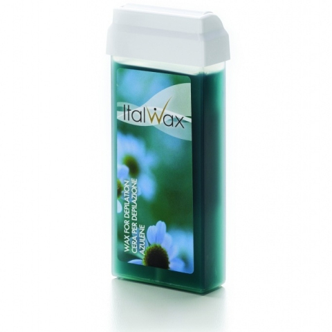Тёплый воск ITALWAX в картридже "Азулен", 100 мл.