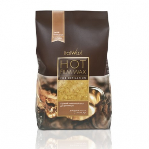 Воск горячий (пленочный) White line ITALWAX Натуральный гранулы, 1 кг.