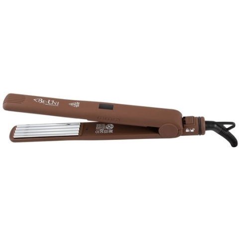 Be-Uni Professional V131 Titan Brown Утюжок-гофре ПРО,80-230 С, зеркальное титан. покрытие