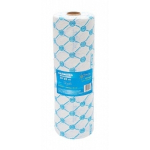 Салфетка одноразовая 30*20 спанлейс 50 голубой White line (№100) рол