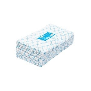 Салфетка одноразовая 30*30 спанлейс 40 голубой White line (№100) пачка