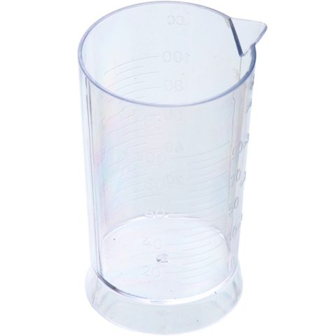 Т-1251 DEWAL Стакан мерный прозрачный с носиком 100 мл