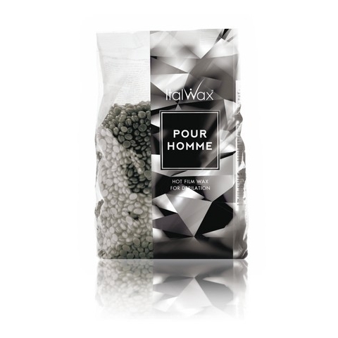 Воск горячий (пленочный) ITALWAX POUR HOMME мужской гранулы, 1 кг.