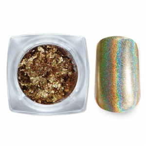 Cosmake 001 Зеркальный блеск Павлин золото 0,5 гр 