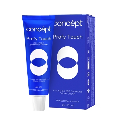 КОНЦЕПТ Крем-краска для бровей и ресниц Коричневый, 30 мл. 