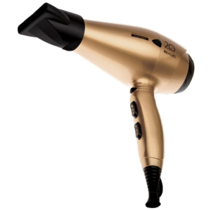 03-120 Gold DEWAL Фен Anniversary золотой, 2200 Вт, ионизация, 2 насадки