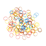 DEWAL RES035 Резинки для волос цветные силиконовые, mix mini (100шт.)