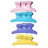 CL2202 Зажимы "бабочка" цветные (12шт)