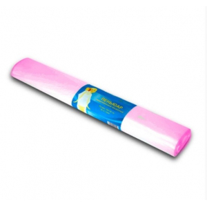 Пеньюар п/э 100*140 розовый №50 рулон White line