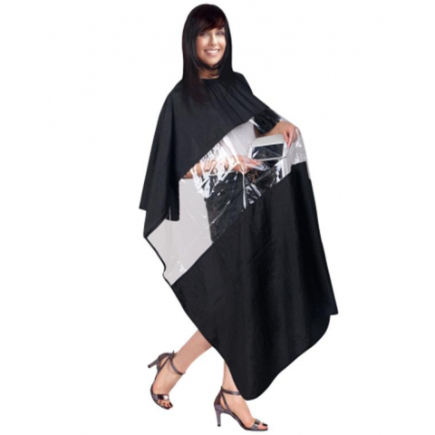 РН203 RIFF Пеньюар с окном 125*145 см, черный