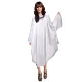 РН207 RIFF Пеньюар с рукавами 128*148 см, белый
