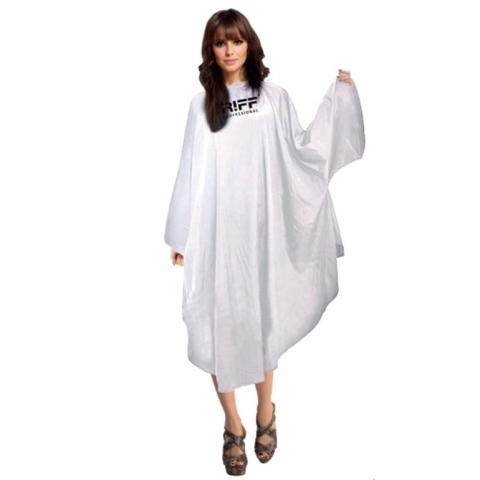 РН207 RIFF Пеньюар с рукавами 128*148 см, белый