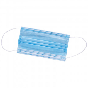 Маска трехслойная на резинках №50