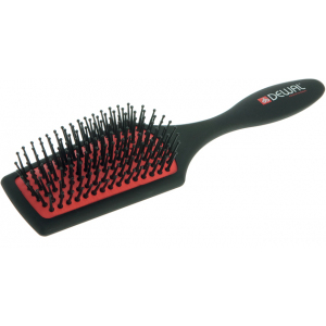 BR-7507 Щетка массажная DEWAL "лопата" малая, пластиковый штифт, 9 рядов