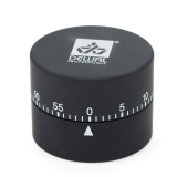 NTM11black DEWAL Таймер механический круглый, черный, 4,5*6 см
