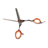 TQ65540S Ножницы парикмахерские филировочные 5,5" TAYO ORANGE, 40 зубцов, эргономичные