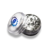 Глиттер гелевый для лица и тела Серебро, 5 мл.