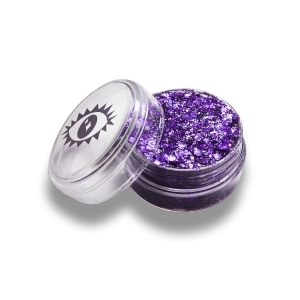 Глиттер гелевый для лица и тела Сирень, 5 мл.