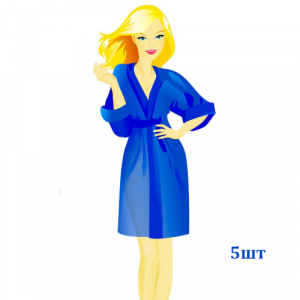 Кимоно SMS голубой White line №5