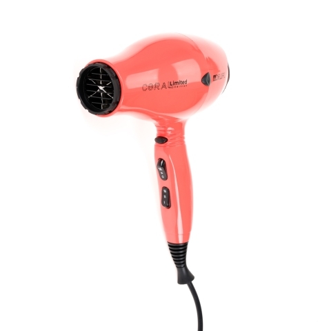 03-119 Coral DEWAL Фен Limited Edition, 2000 Вт, 2 насадки, ионизация