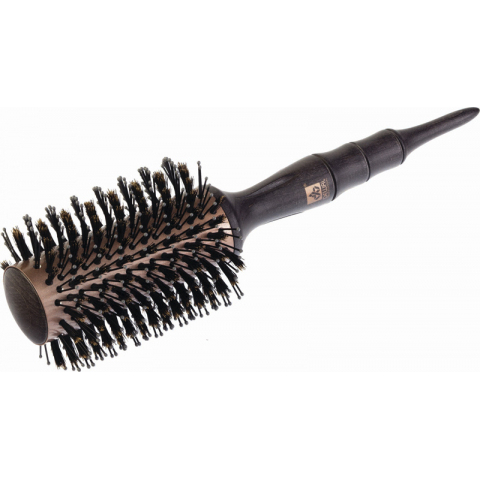 BR-242 Термобрашинг DEWAL Rose Gold керамическое покрытие, нейлоновая+натуральная спиралевидная щетина, 38*74 мм