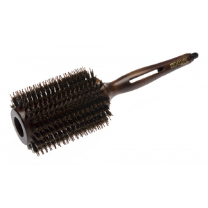 BPR43 DEWAL Брашинг "Престиж" деревянный, с нейлоновым штифтом+натуральная щетина, с хвостиком, 43*65 мм