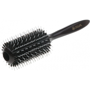 BR2070 DEWAL Брашинг деревянный, с пластиковым штифтом+натуральная щетина, 38*72 мм