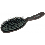 BR-6302 DEWAL Щетка массажная Coffee, натуральная щетина+пластиковый штифт