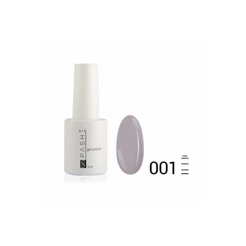 Цветной гель-лак PASHE №001 Вечерняя дымка, 9 мл.