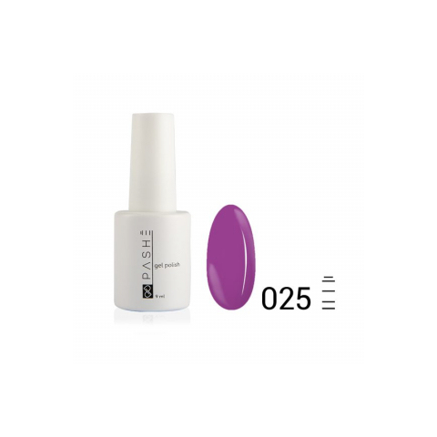 Цветной гель-лак PASHE №025 Дикая астра, 9 мл.