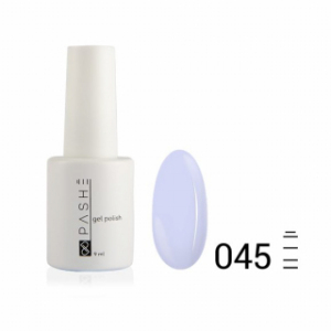 Цветной гель-лак PASHE №045 Голубая лаванда, 9 мл.