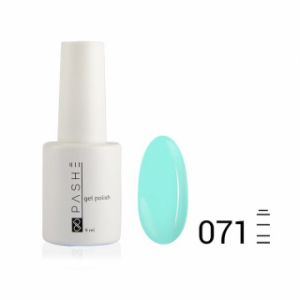 Цветной гель-лак PASHE №071 Бирюзовая камея, 9 мл.