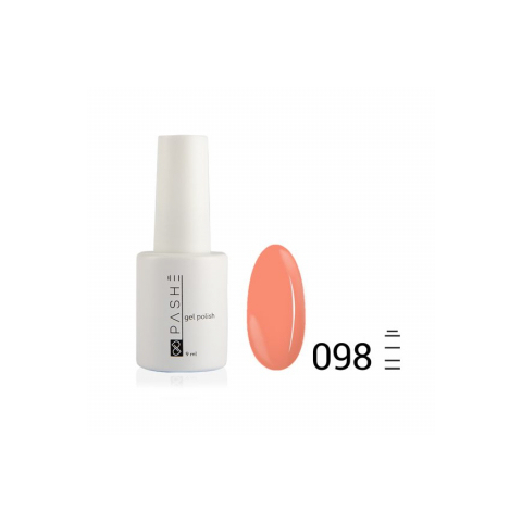 Цветной гель-лак PASHE №098 Коралловый кварц, 9 мл.