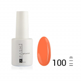 Цветной гель-лак PASHE №100 Красный апельсин, 9 мл.