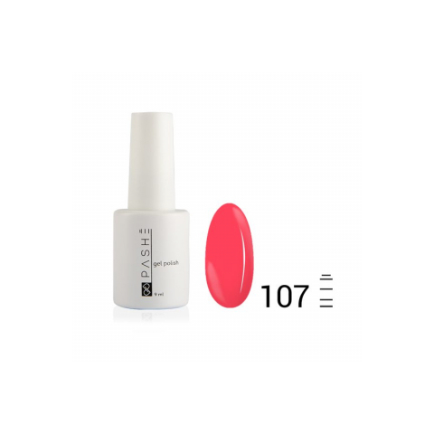Цветной гель-лак PASHE №107 Ягодный щербет, 9 мл.