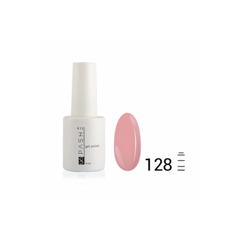 Цветной гель-лак PASHE №128 Лёгкий румянец, 9 мл.
