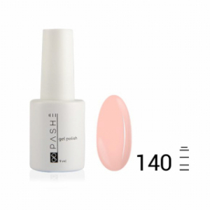 Цветной гель-лак PASHE №140 Персиковый пунш, 9 мл.