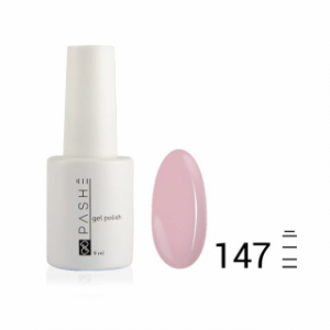 Цветной гель-лак PASHE №147 Розовая пудра, 9 мл.