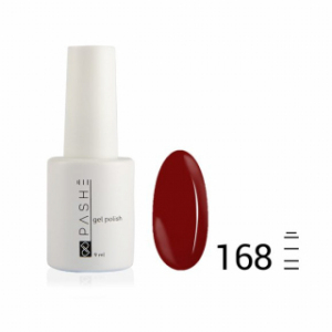 Цветной гель-лак PASHE №168 Красное дерево, 9 мл.