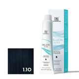 TNL 1.10 Крем-краска для волос Million Gloss, иссиня-черный,100 мл.