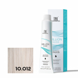 TNL 10.012 Крем-краска для волос Million Gloss, платиновый блонд прозрачн.пепел.перламутр, 100 мл.