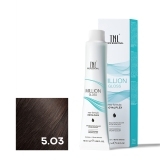 TNL 5.03 Крем-краска для волос Million Gloss, светлый коричневый теплый, 100 мл.