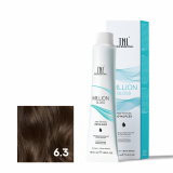 TNL 6.3 Крем-краска для волос Million Gloss, темный блонд золотистый, 100 мл.